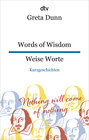 Buchcover Words of Wisdom Weise Worte