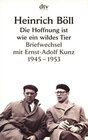 Buchcover Die Hoffnung ist wie ein wildes Tier