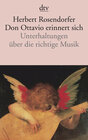 Buchcover Don Ottavio erinnert sich