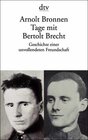 Buchcover Tage mit Bertolt Brecht