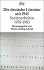 Buchcover Seelenarbeiten. 1978 - 1983