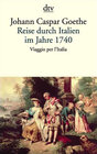 Buchcover Reise durch Italien im Jahre 1740