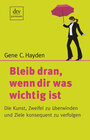 Buchcover Bleib dran, wenn dir was wichtig ist