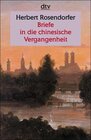 Buchcover Briefe in die chinesische Vergangenheit
