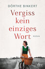 Buchcover Vergiss kein einziges Wort