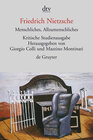 Buchcover Menschliches, Allzumenschliches I und II