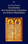 Buchcover Geschichte der deutschen Literatur im Mittelalter