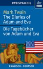 Buchcover The Diaries of Adam and Eve Die Tagebücher von Adam und Eva