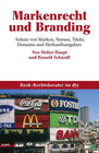 Buchcover Markenrecht und Branding