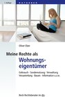 Buchcover Meine Rechte als Wohnungseigentümer