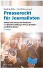 Buchcover Presserecht für Journalisten