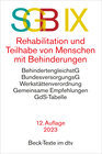 Buchcover SGB IX Rehabilitation und Teilhabe von Menschen mit Behinderungen