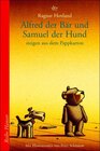 Buchcover Alfred der Bär und Samuel der Hund steigen aus dem Pappkarton
