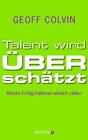 Buchcover Talent wird überschätzt