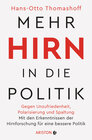 Buchcover Mehr Hirn in die Politik