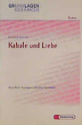 Buchcover Friedrich Schiller: Kabale und Liebe