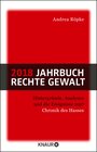 Buchcover 2018 Jahrbuch rechte Gewalt