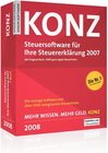 Buchcover Konz Steuersoftware 2008
