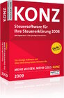 Buchcover Konz Steuersoftware 2009