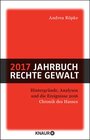 Buchcover 2017 Jahrbuch rechte Gewalt