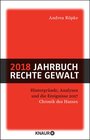 Buchcover 2018 Jahrbuch rechte Gewalt