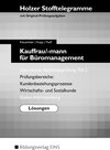 Buchcover Holzer Stofftelegramme Baden-Württemberg / Holzer Stofftelegramme Baden-Württemberg – Kauffrau/-mann für Büromanagement