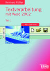 Buchcover Textverarbeitung mit  Word 2002