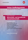 Buchcover Holzer Stofftelegramme Baden-Württemberg – Wirtschafts- und Sozialkunde (Gesamtwirtschaft)