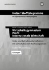 Buchcover Holzer Stofftelegramme Baden-Württemberg – Wirtschaftsgymnasium