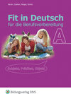 Buchcover Fit in Deutsch für die Berufsvorbereitung