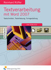 Buchcover Textverarbeitung mit Word 2007