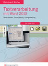 Buchcover Textverarbeitung mit Word 2010