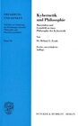 Buchcover Kybernetik und Philosophie.