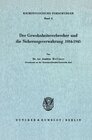 Buchcover Der Gewohnheitsverbrecher und die Sicherungsverwahrung 1934 - 1945.