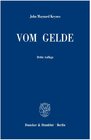 Buchcover Vom Gelde (A Treatise on Money).