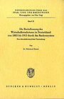 Buchcover Die Beeinflussung des Wirtschaftswachstums in Deutschland von 1883 bis 1913 durch das Bankensystem.