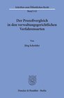 Buchcover Der Prozeßvergleich in den verwaltungsgerichtlichen Verfahrensarten.