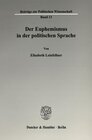 Buchcover Der Euphemismus in der politischen Sprache.