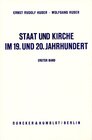 Buchcover Staat und Kirche im 19. und 20. Jahrhundert.