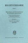 Buchcover Methodologie und Erkenntnistheorie der juristischen Argumentation.