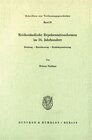 Buchcover Reichsständische Repräsentationsformen im 16. Jahrhundert.