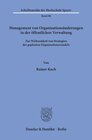 Buchcover Management von Organisationsänderungen in der öffentlichen Verwaltung.