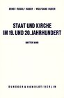 Buchcover Staat und Kirche im 19. und 20. Jahrhundert.