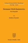 Buchcover Hermann Ulrich Kantorowicz.