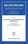 Buchcover Rechtssystem und gesellschaftliche Basis bei Hans Kelsen.