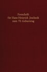 Buchcover Festschrift für Hans-Heinrich Jescheck zum 70. Geburtstag.