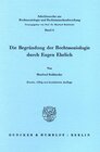 Buchcover Die Begründung der Rechtssoziologie durch Eugen Ehrlich.