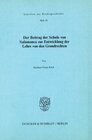 Buchcover Der Beitrag der Schule von Salamanca zur Entwicklung der Lehre von den Grundrechten.