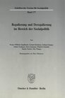 Buchcover Regulierung und Deregulierung im Bereich der Sozialpolitik.
