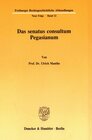 Buchcover Das senatus consultum Pegasianum.